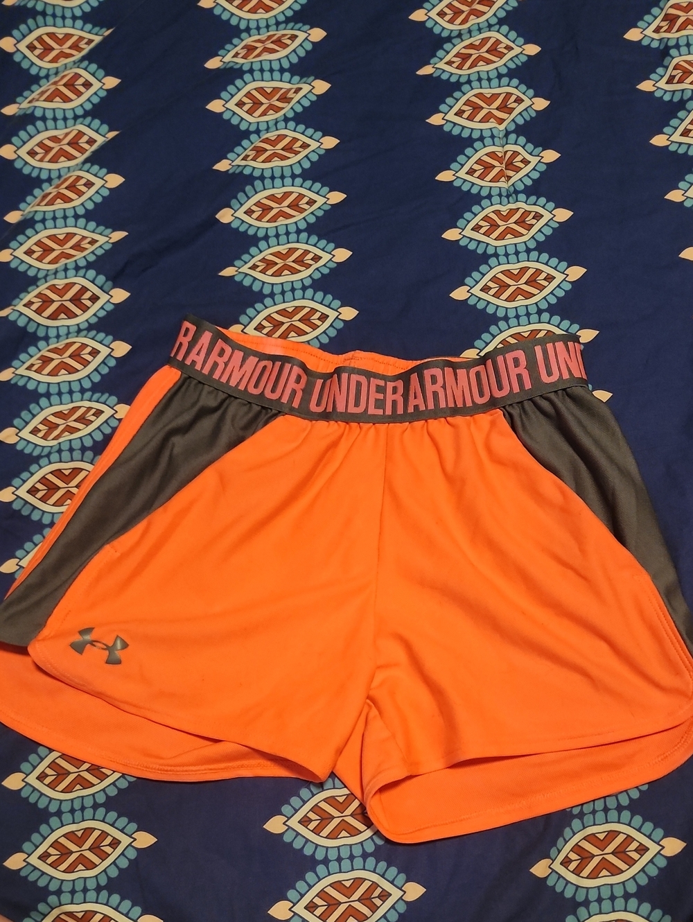 Under Armour Women’s Coral Orange Athletic Shorts